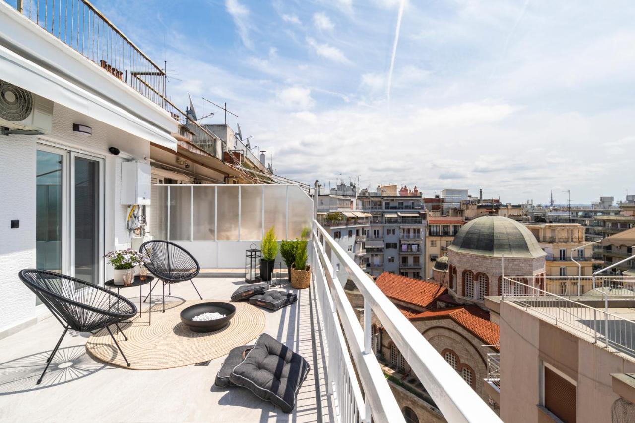 Ares Penthouse Apartment Thessaloniki Exterior photo